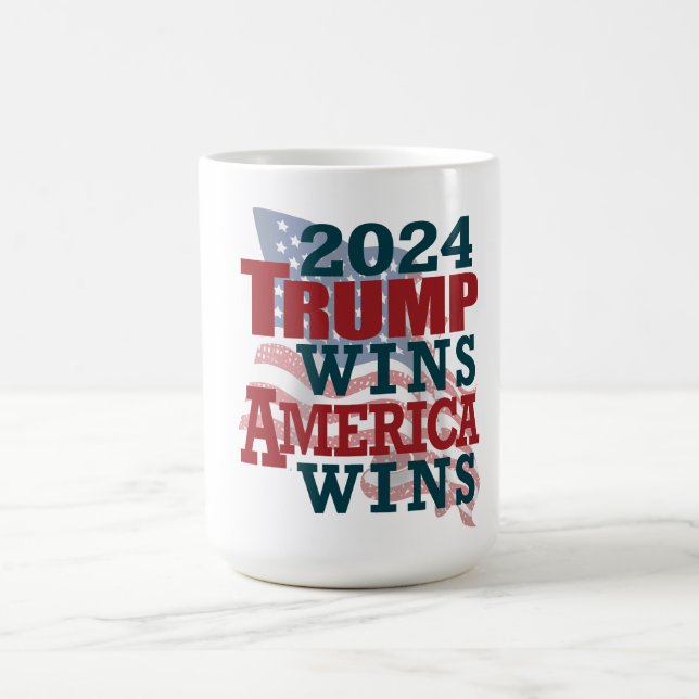 2024 Trumpsvinnen - Amerika Kaffemugg (Center)