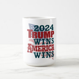 2024 Trumpsvinnen - Amerika Kaffemugg