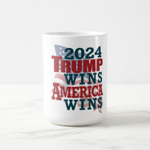 2024 Trumpsvinnen - Amerika Kaffemugg