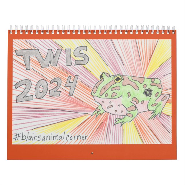 2024 TWIS #blairsanimalcornkalender Kalender (Omslag)