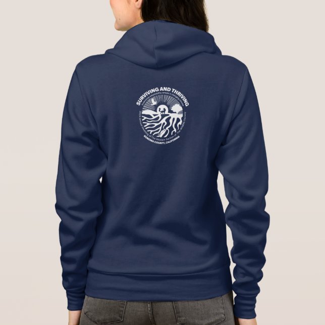 2024 TWS Väster Snake Symposium Zip Hoodie T Shirt (Baksida)
