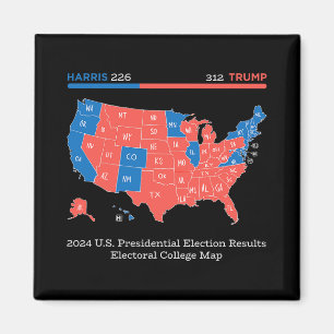 2024 U.s. presidentval i högskolan i Karta Magnet