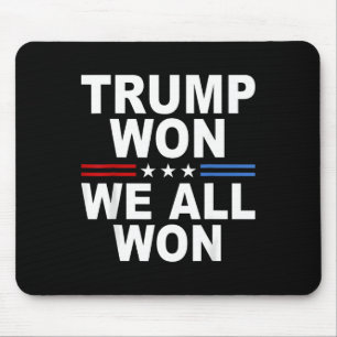 2024 USA flagga Trump Won Musmatta