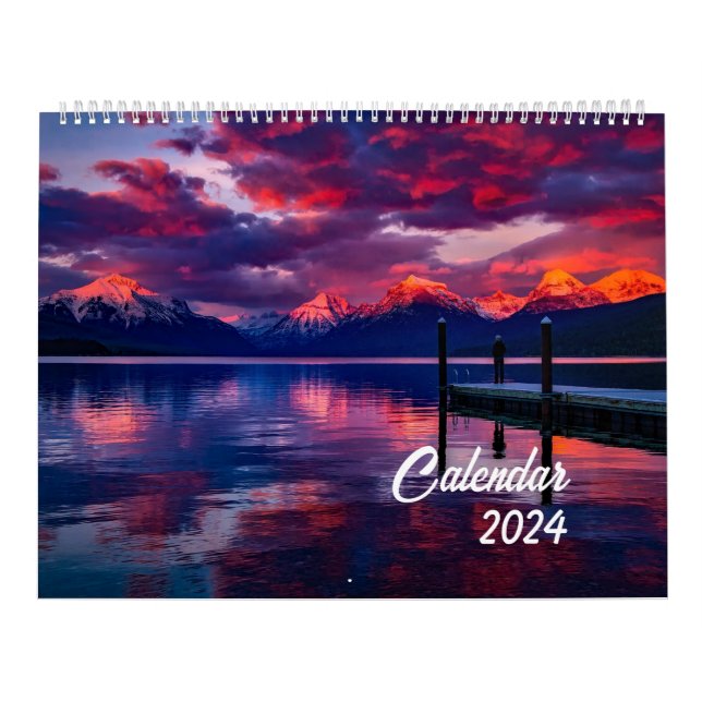 2024 Vackert landskapsfoto Kalender (Omslag)