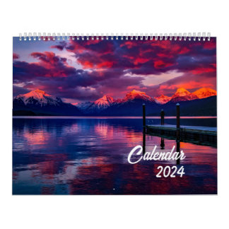 2024 Vackert landskapsfoto Kalender