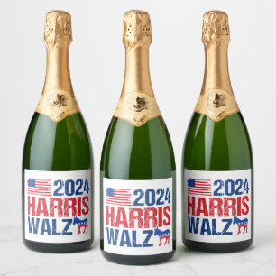 2024 Val av Harris Walz Demokrat Donkey 2024