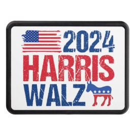 2024 Val av Harris Walz Demokrat Donkey 2024 Dragkroksskydd