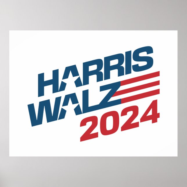 2024 Val Harris Walz Poster (Framsidan)