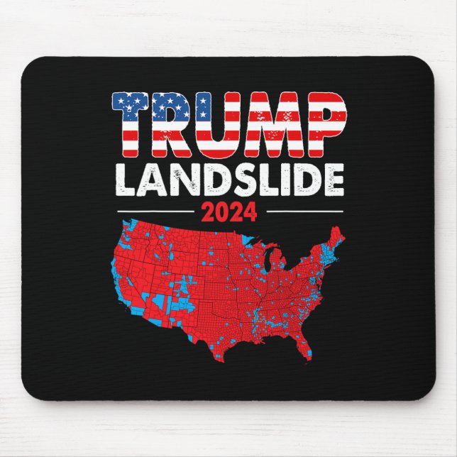 2024 Val Karta Trump Röda valet Morsa Musmatta (Framsidan)