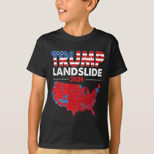 2024 Val Karta Trump Röda valet Morsa T Shirt