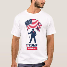 2024 Valet Logotyp Donald Trump till talman T Shirt