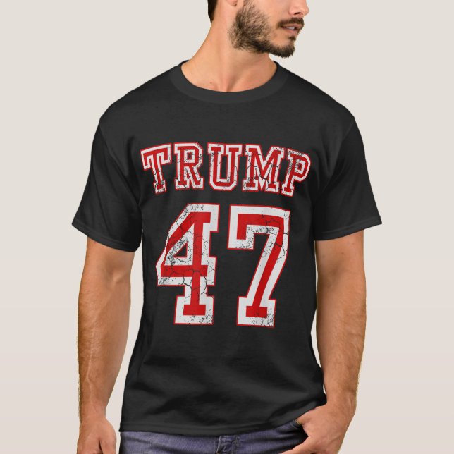 2024 Valet Republican Flagga American Trump 2024 T Shirt (Framsida)