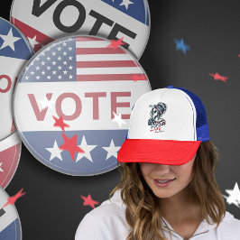 2024 Valet Vibes Jag är en Trump Girl Deal med det Keps