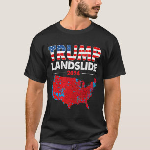2024 valkarta Trump jordskred röd valkarta kvinnor T Shirt
