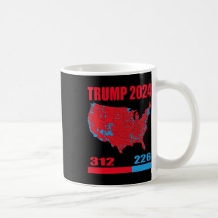 2024 Valtrast i Karta 312 Röda 2024 Valsedlar Kaffemugg