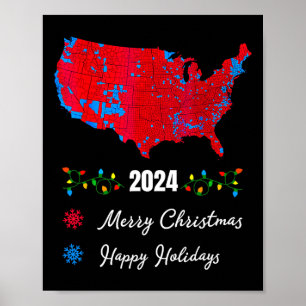 2024 Valtrenden i God jul i Karta, New Presi Poster