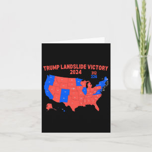 2024 Valtrump i Karta 312 Trump Landglide Kort