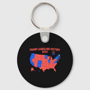 2024 Valtrump i Karta 312 Trump Landglide Nyckelring