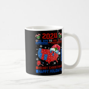 2024 Valtrumplandning i Karta God jul Kaffemugg