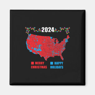 2024 Valtrumplandning i Karta God jul Magnet