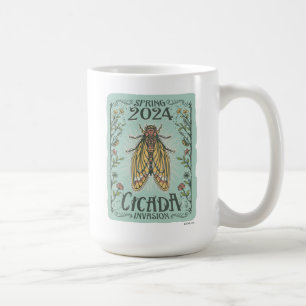 2024 Vår Cicada Invasion Kaffemugg