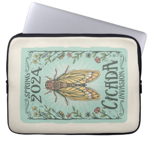 2024 Vår Cicada Invasion Laptop Fodral