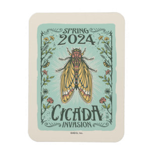 2024 Vår Cicada Invasion Magnet