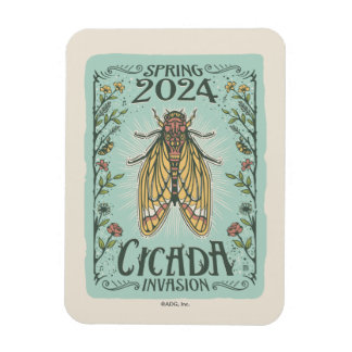 2024 Vår Cicada Invasion Magnet