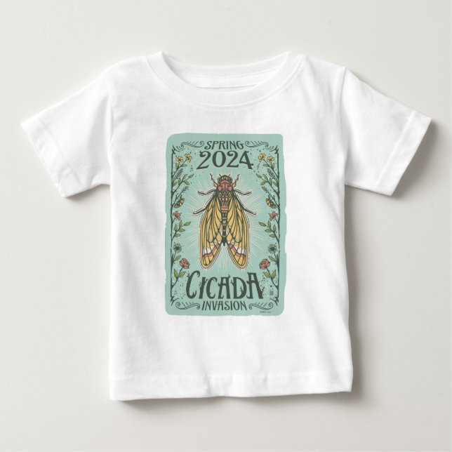 2024 Vår Cicada Invasion T Shirt (Framsida)