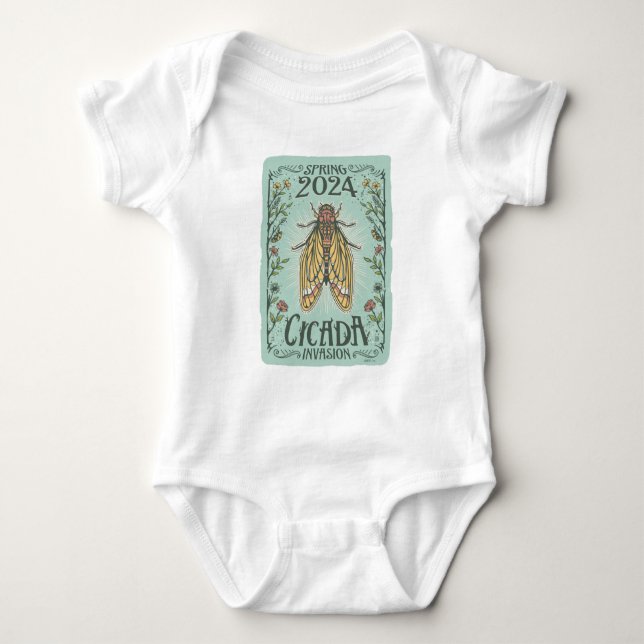 2024 Vår Cicada Invasion T Shirt (Framsida)