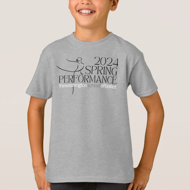 2024 Vår Performance Kids Tshirt T Shirt (Framsida)