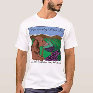 2024 Vin Land Wener Fest T-shirt på vitt