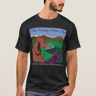 2024 Vin Wiener Fest T-shirt på svart