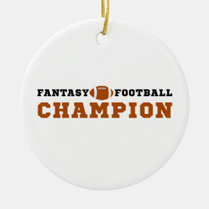 2024 Vinnare Fantasy Football Champion Julgransprydnad Keramik