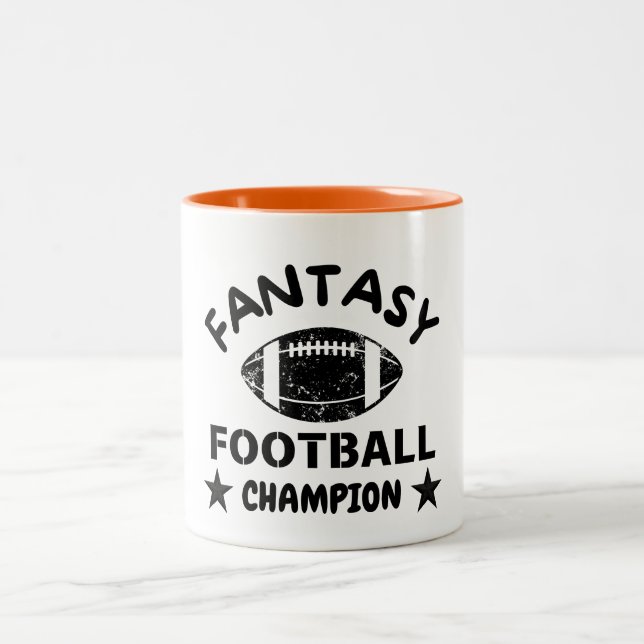 2024 Vinnare Fantasy Football Champion Två-Tonad Mugg (Center)