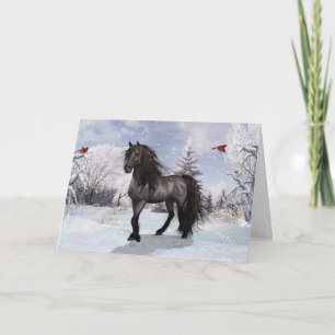2024 Winter Helgdag Friesian Horse Kort