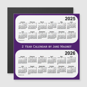 2025-2026 års Lila-kalender från Janz Magnet
