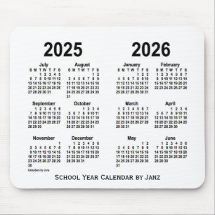 2025-2026 års vitbokskalender från Janz Musmatta