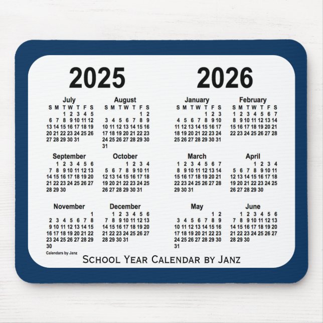 2025-2026: Blåskolekalendern från Janz Musmatta (Framsidan)