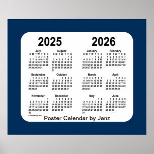 2025-2026: Blåskolekalendern från Janz Poster
