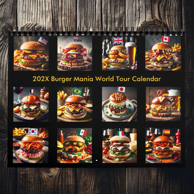 2025/2026 Burger Mania World Tour Kalender (Skapare uppladdad)