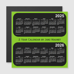 2025-2026 Gult Grönt 2-årskalender från Janz