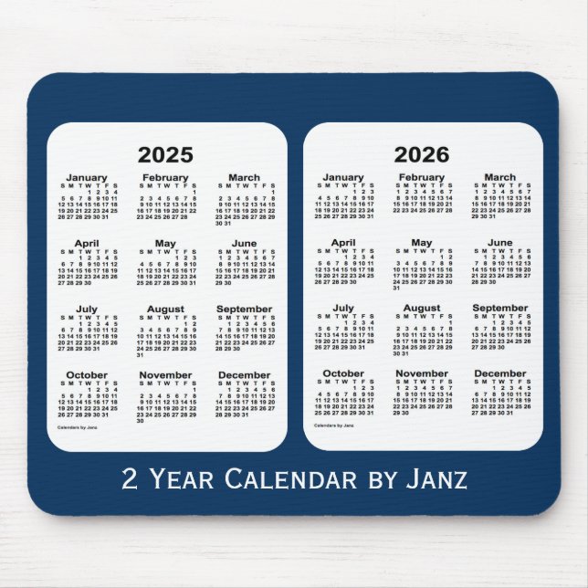 2025-2026: Polisboxens blå tvåårskalender från Jan Musmatta (Framsidan)