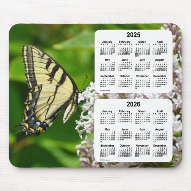 2025-2026 Swallowtail Butterfly Calendar av Janz Musmatta (Framsidan)
