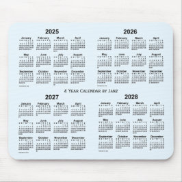 2025-2028 Alice Blue 4 Year Calendar av Janz Musmatta