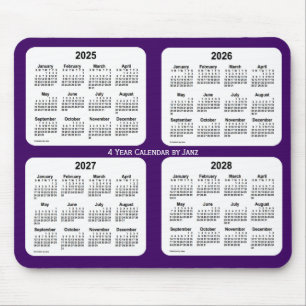 2025-2028 Lila 4-årskalender från Janz Musmatta