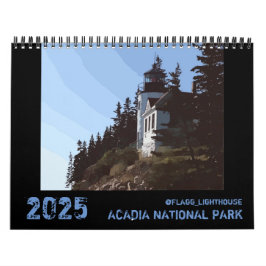 2025 ACADIA NATIONAL PARK CALENDAR KALENDER