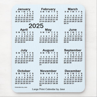 2025 Alice Blue Large Print Calendar från Janz Musmatta