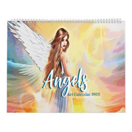 2025 Angel Art Fantasy Guardian Änglar av McAdams Kalender