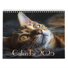 2025 Anpassade Kattkalender med anteckningar Kalender